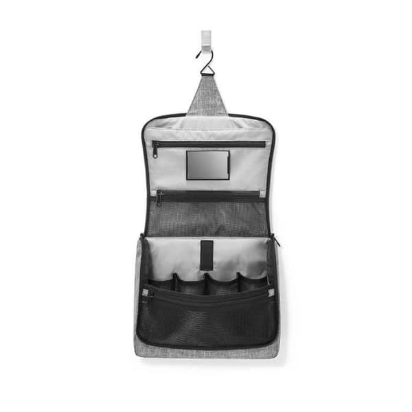Toalettväska - REISENTHEL - Twist Silver - Polyester - Grå - 23x10x20 cm
