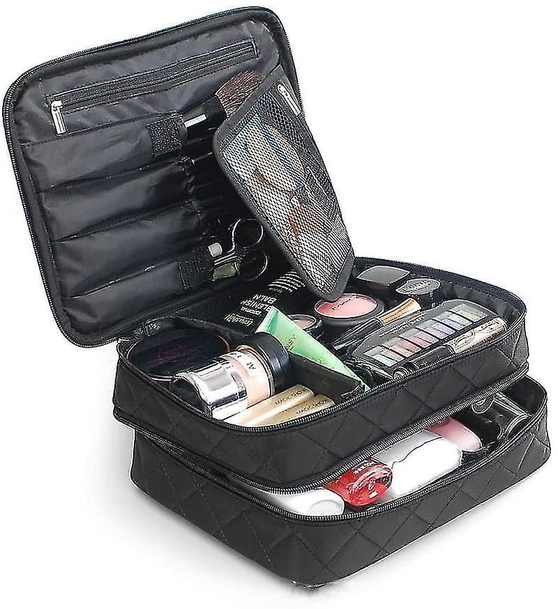 Cosmetic Bag For Girls, Make-up Bag Double-layer Waterproof