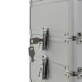Miniatyrbilde 8 av 10: vidaXL Sminketralle aluminium sølv
