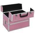 Miniatyrbild 5 av 7: Sminklåda 37X24X35 Cm Rosa Aluminium-1