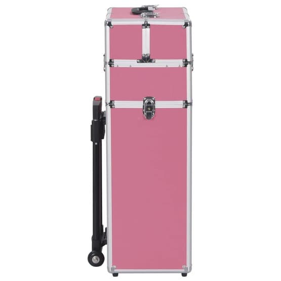 Sminklåda Aluminium Rosa-4