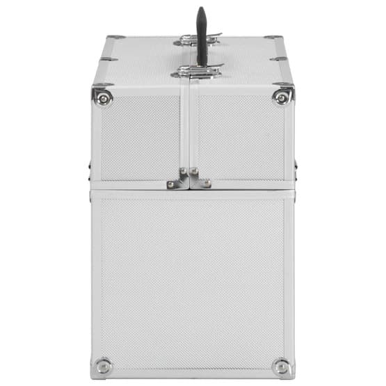 Sminklåda 37X24X35 Cm Silver Aluminium