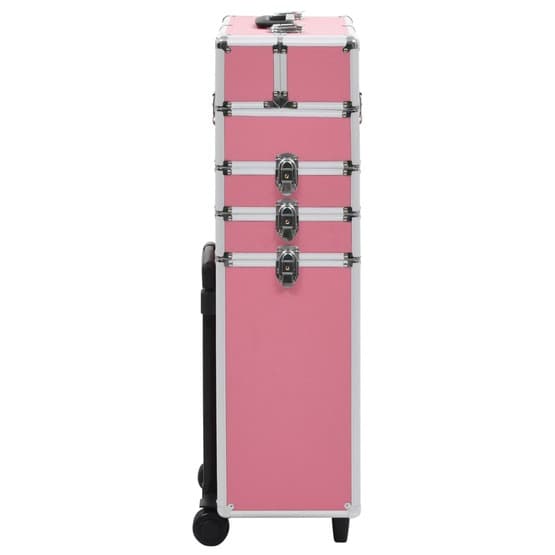 Sminklåda Aluminium Rosa-3