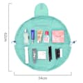 Miniatyrbild 6 av 8: Kosmetikväska Sminkväska Toalettväska Kosmetisk påse Tvättväska Necessär Makeup Bag med dragsko för att dra ihop och 2 innerfack