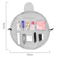Miniatyrbild 6 av 8: Kosmetikväska Sminkväska Toalettväska Kosmetisk påse Tvättväska Necessär Makeup Bag med dragsko för att dra ihop och 2 innerfack