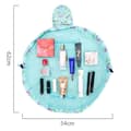 Miniatyrbild 6 av 8: Kosmetikväska Sminkväska Toalettväska Kosmetisk påse Tvättväska Necessär Makeup Bag med dragsko för att dra ihop och 2 innerfack