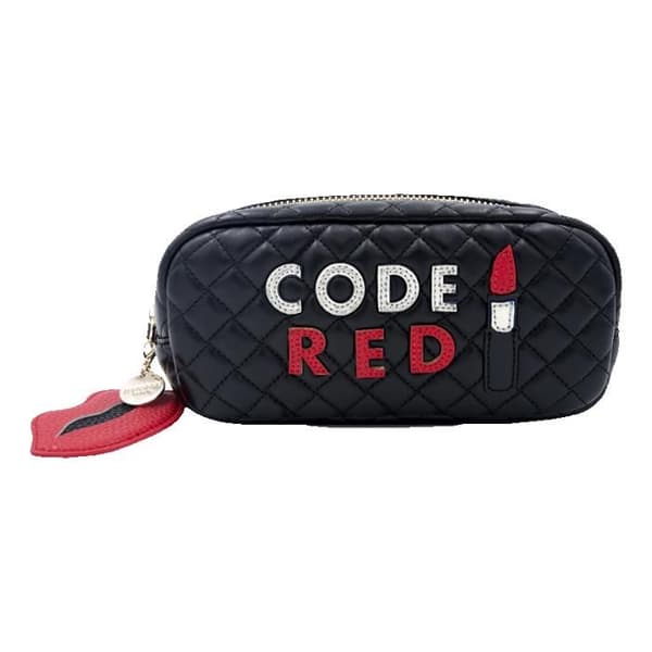 Code Red Lipstick Iphoria sminkväska med mini Powerbank (2600mAh) - Code Red Lipstick