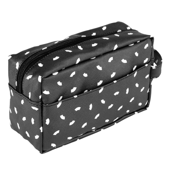 Svart/vit 2-pack make-up bags