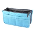 Miniatyrbild 3 av 4: Dragkedja Nylon Kosmetisk Organizer Sky Blue Resväska