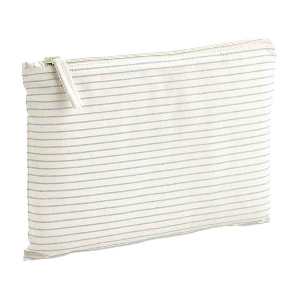 Westford Mill Striped Organic Cotton Pouch