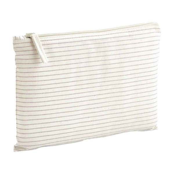 Westford Mill Striped Organic Cotton Pouch