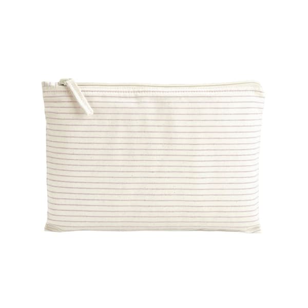 Westford Mill Striped Organic Cotton Pouch