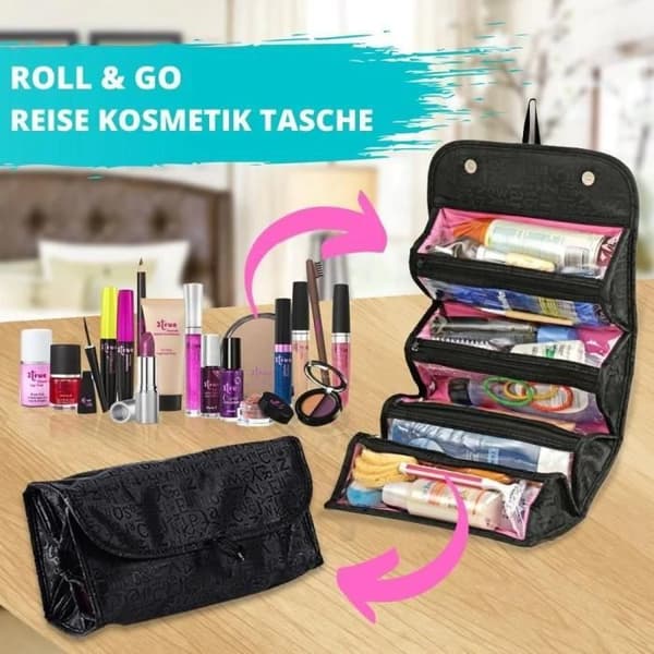 MAVURA necessär »vikbar sminkväska Roll&amp;Go sminkväska necessär necessär necessär