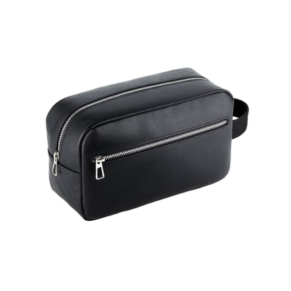 Quadra Washed Toiletry Bag Black One Size