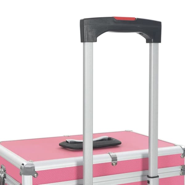 The Living Store makeupkuffert aluminium pink -  Kosmetik- & toilettasker