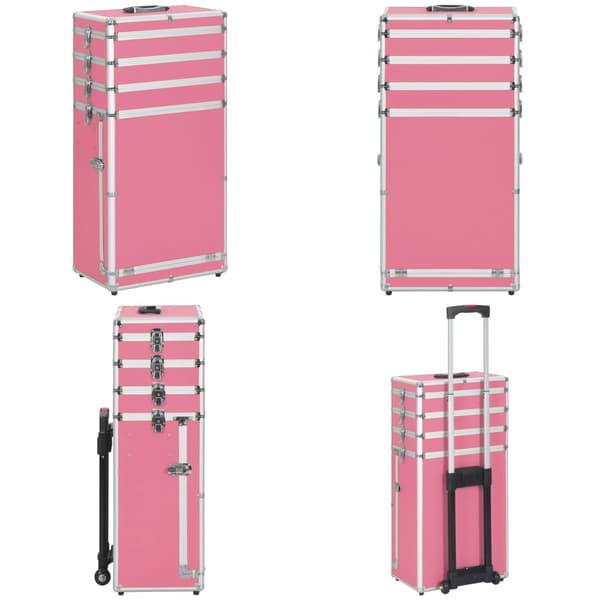Sminklåda aluminium rosa - Sminkvagn - Sminkvagnar - Home & Living
