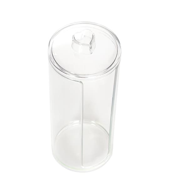 Container | FALSK | til gennemsigtige vatpinde | 7x7x18 cm | 957202