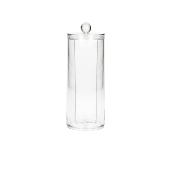 Container | FALSK | til gennemsigtige vatpinde | 7x7x18 cm | 957202
