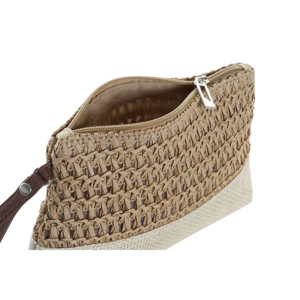 Toilettaske DKD Home Decor Fiber Gul Blå Hvid Rød Beige 20 x 5 x 15 cm (4 Dele)