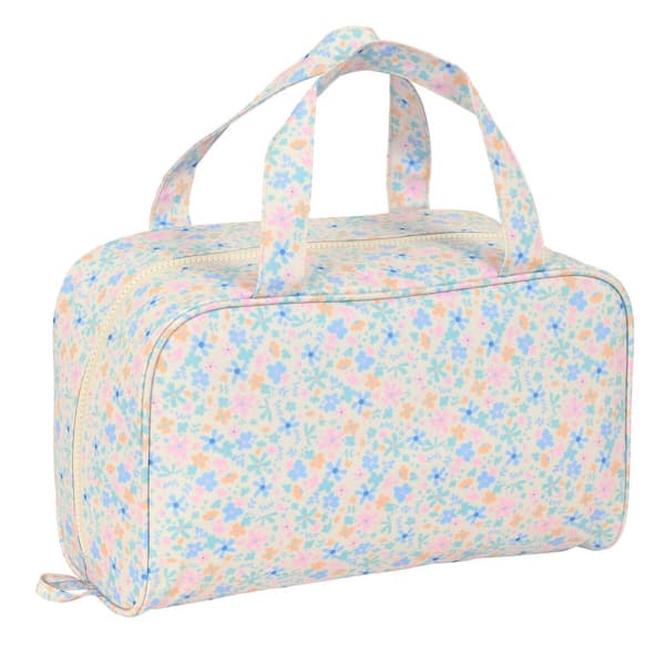 Skoletoilettaske BlackFit8 Blossom Multifarvet 31 x 14 x 19 cm