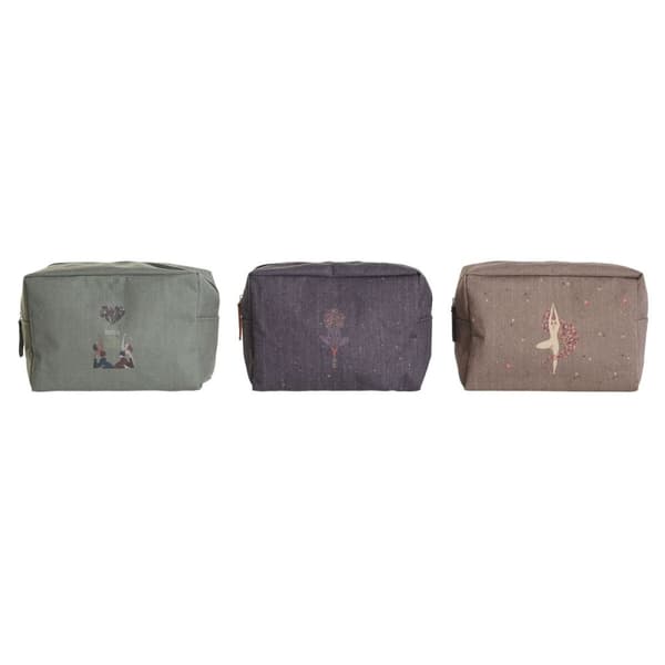 Resenecessär DKD Home Decor Brun Grön Bordeaux 20 x 8 x 14 cm