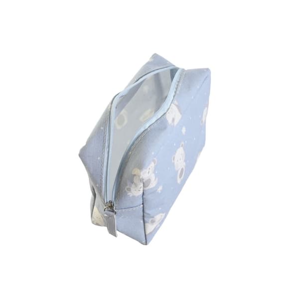 Resenecessär DKD Home Decor Blå Vit Grön Rosa polialgodon osos 15 x 6 x 12 cm (2 antal)