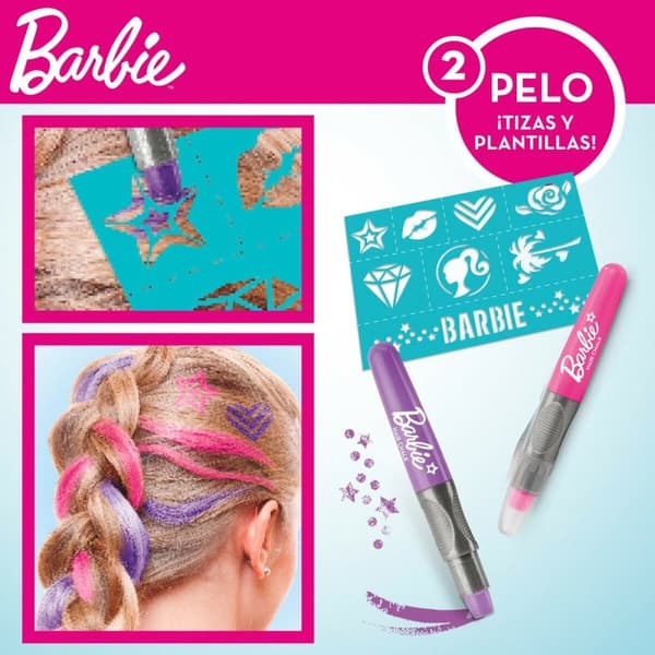 Skjønnhetssett Barbie Sparkling 2 x 13 x 2 cm 3-i-1