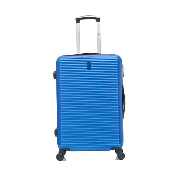 CELIMS - Medium Weekend resväska Set med sminkväska/necessär 35cm styv och lätt | Håll storlek 20kg 65cm | Blå