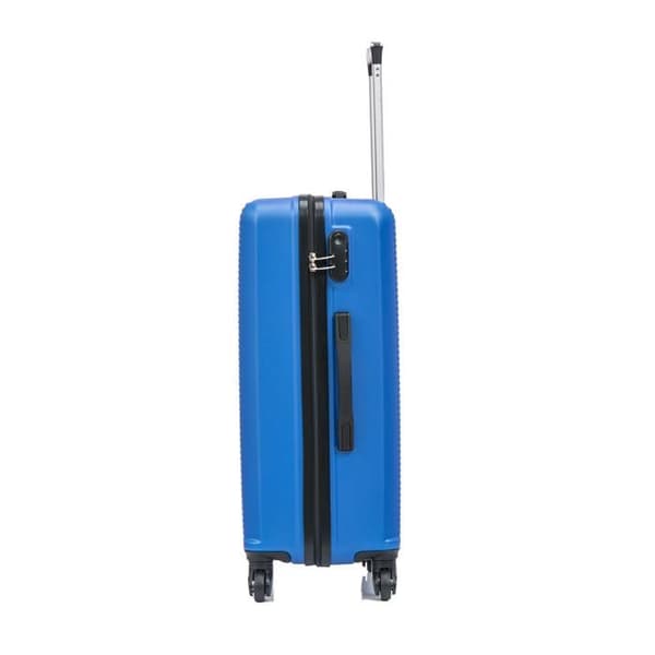 CELIMS - Medium Weekend resväska Set med sminkväska/necessär 35cm styv och lätt | Håll storlek 20kg 65cm | Blå