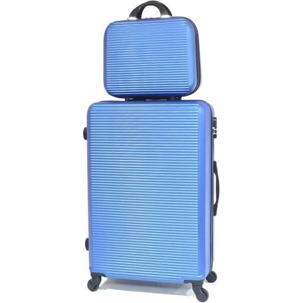 Resväska Stor Storlek - CELIMS FRANCE - 75cm - Inbyggd Lås - ABS - 23kg - Blå