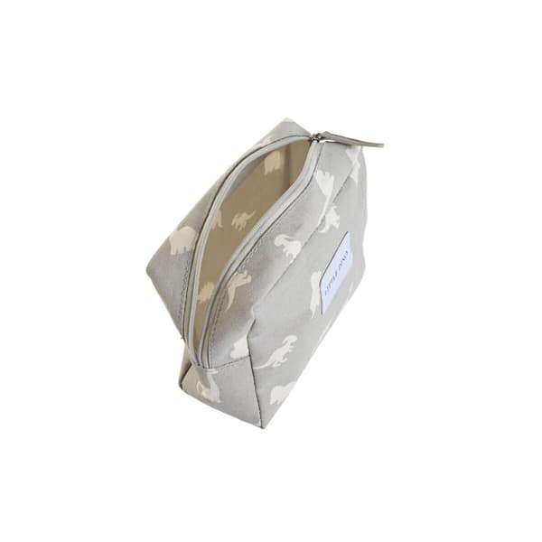 Matkapakkaus DKD Home Decor Valkoinen Harmaa polialgodon Dinosaurus 15 x 6 x 12 cm (2 osaa)
