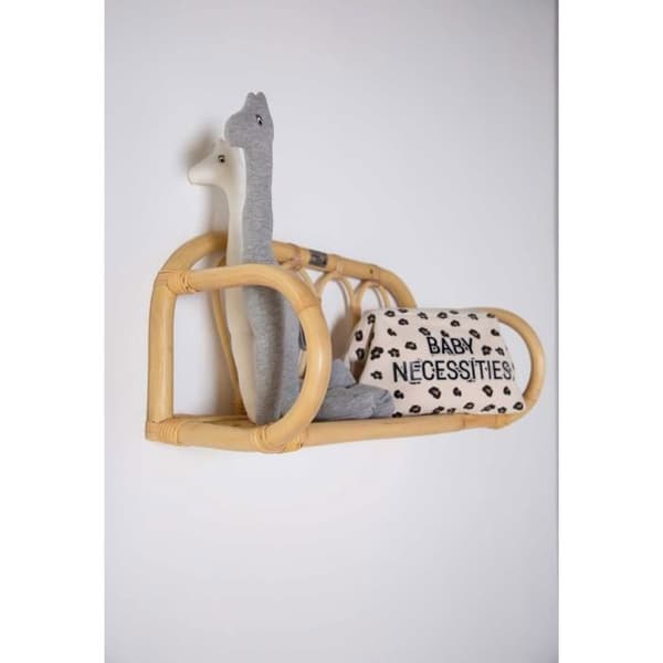 Baby Necessities vattenavvisande necessär med leopardmönster.
