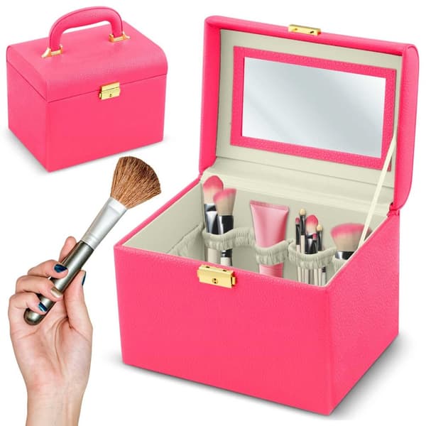 Massido MS-706 kosmetikafodral, rosa