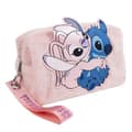 Miniatyrbild 1 av 4: Angel &amp; Stitch Disney Pink Fur Toalettväska