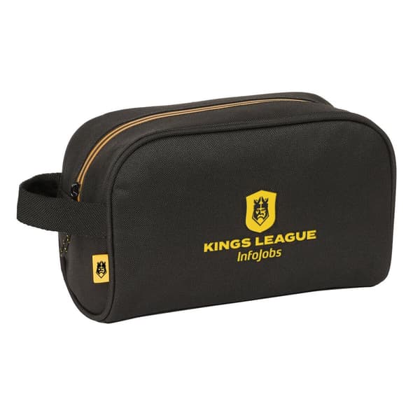 Rejsetoilettaske Kings League Sort 24 x 15 x 10 cm