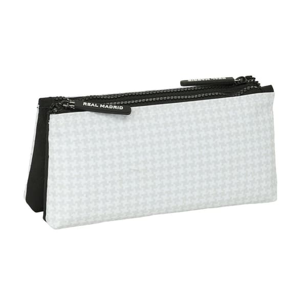 Rejsetoilettaske Real Madrid C.F. Hvid Grå Sportslig 22 x 10 x 8 cm