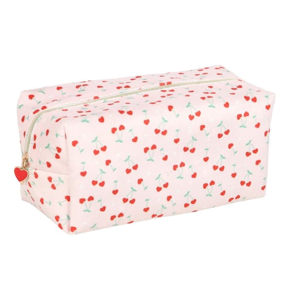Something Different Heart Cherry Toiletry Bag