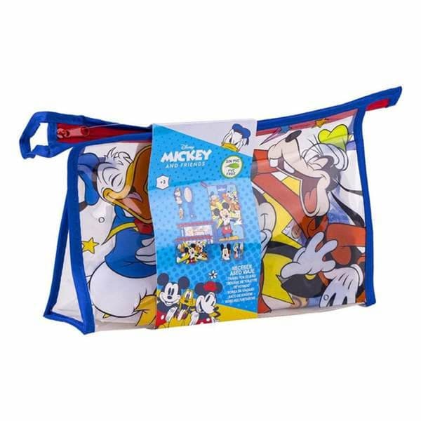 Rejsetoilettaske-sæt til børn Mickey Mouse 4 Dele