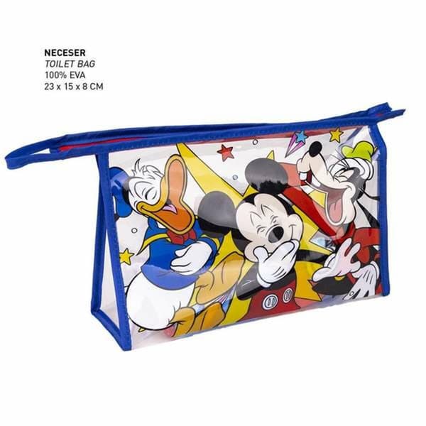 Rejsetoilettaske-sæt til børn Mickey Mouse 4 Dele