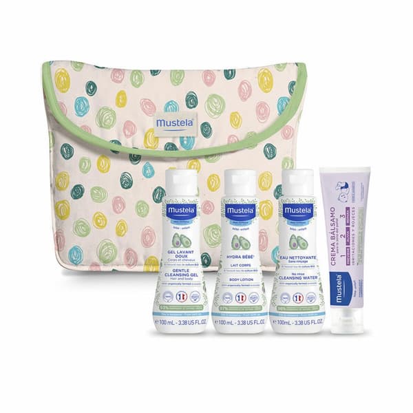 Hygienesett Mustela Bebé Neceser Lunares Lote 5 Deler
