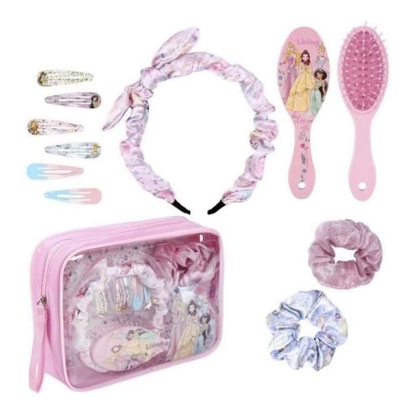 Disney Princesses Toalettväska med tillbehör 2500001902 11 stycken Multicolor (22,5 x 16,5 x 6 cm) -