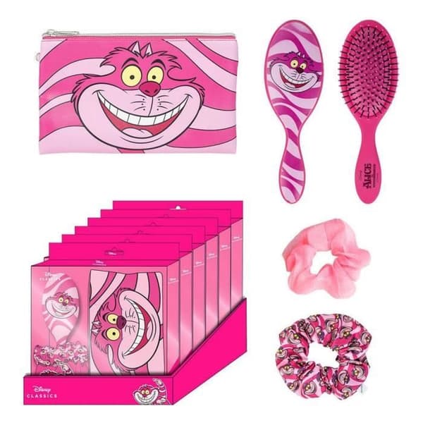 Toalettväska - Disney - Alice i Underlandet - Rosa - Mjuk - Med dragkedja