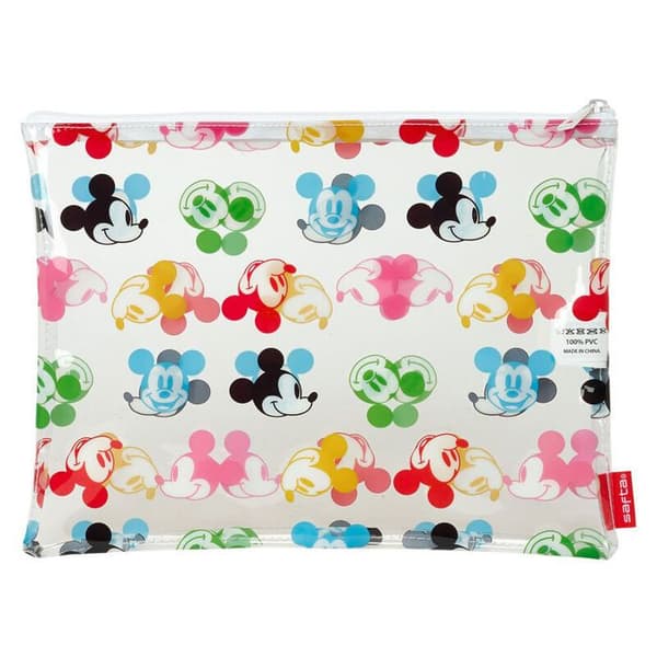 Toalettväska - Safta - Disney Mickey - Mjuk - Med dragkedja - Unisex