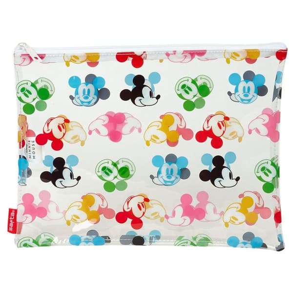 Toalettväska - Safta - Disney Mickey - Mjuk - Med dragkedja - Unisex