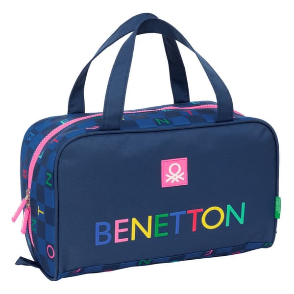 Matkapakkaus Benetton Damero Laivastonsininen 31 x 14 x 19 cm