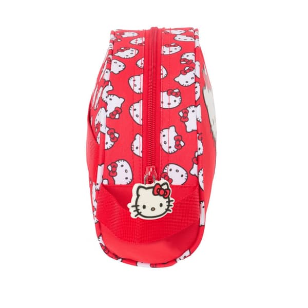 Rejsetoilettaske Hello Kitty Iconic Hvid Rød 26 x 16 x 9 cm