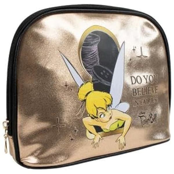 Necessär - Disney - Resor - 27 x 18 x 6 cm - Guld - Barnflicka