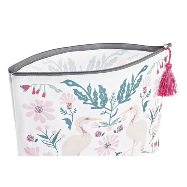 Vessalaukku DKD Home Decor Beige Valkoinen Monivärinen Moderni (33 x 8 x 21 cm) (2 osaa)