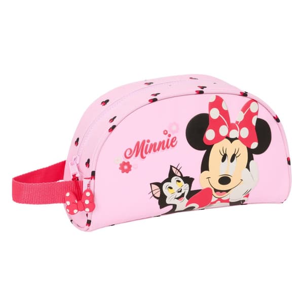 Rejsetoilettaske Minnie Mouse Naive Pink 26 x 16 x 9 cm