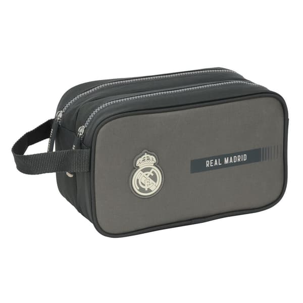 Rejsetoilettaske Real Madrid C.F. Grå Sportslig 26 x 15 x 12.5 cm